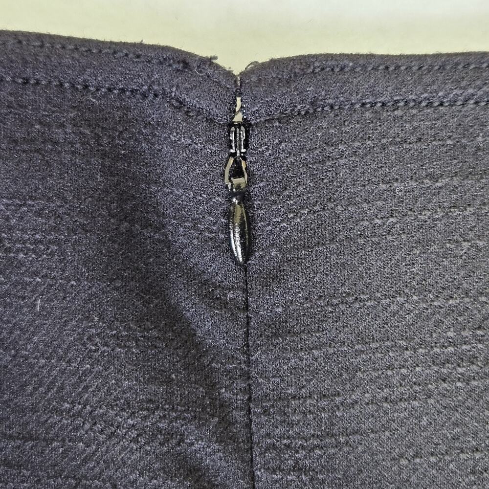Anthropologie Sutton Jumpsuit MP Black Ponte Belted Pockets Lounge Minimal Crop - Picture 13 of 16